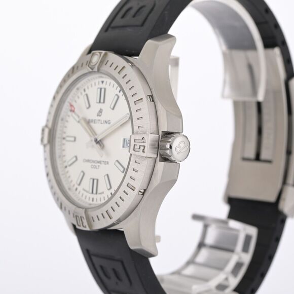 Breitling Colt Chronometer A17313 White 41mm Automatic Men's Watch - Picture 3 of 10